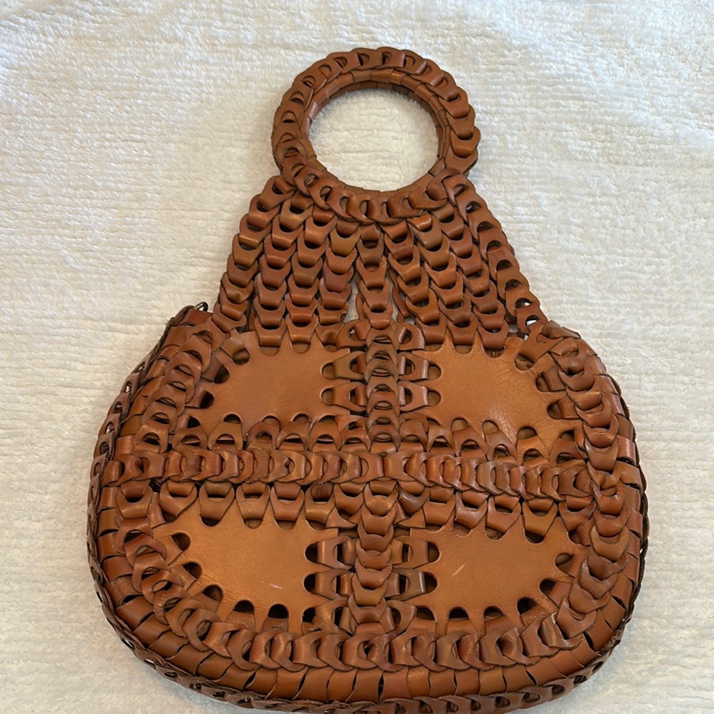Patricia Nash Pisticci woven leather bag